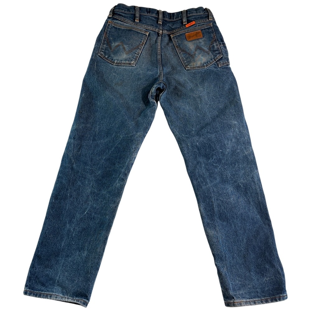 Wrangler FR Flame Resistant 3K Relaxed Jeans Men 33x32 (32x31) Blue Denim Cotton - Picture 2 of 7